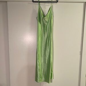 Maxi lime green dress